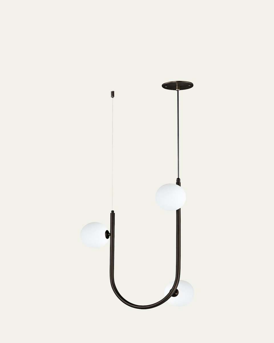 Nina Magon Design from Studio M Contour 3-Light Cord Hung Pendant 3000K